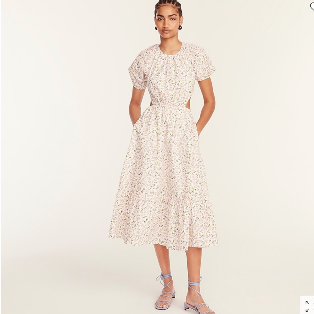 JCREW SIDE- CUTOUT DRESS SZ 6 NWT - Picture 2 of 6